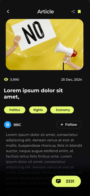 Haber & Dergi Mobil Uygulaması