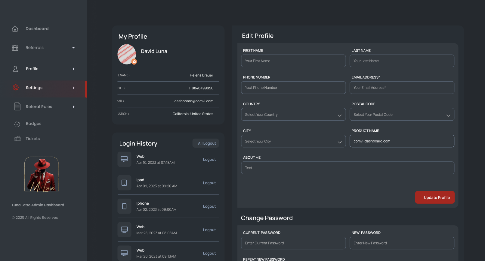 Luna Yönetim Platformu screenshot 3
