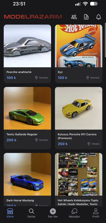 Model Pazarım — Mobil Uygulama — 5