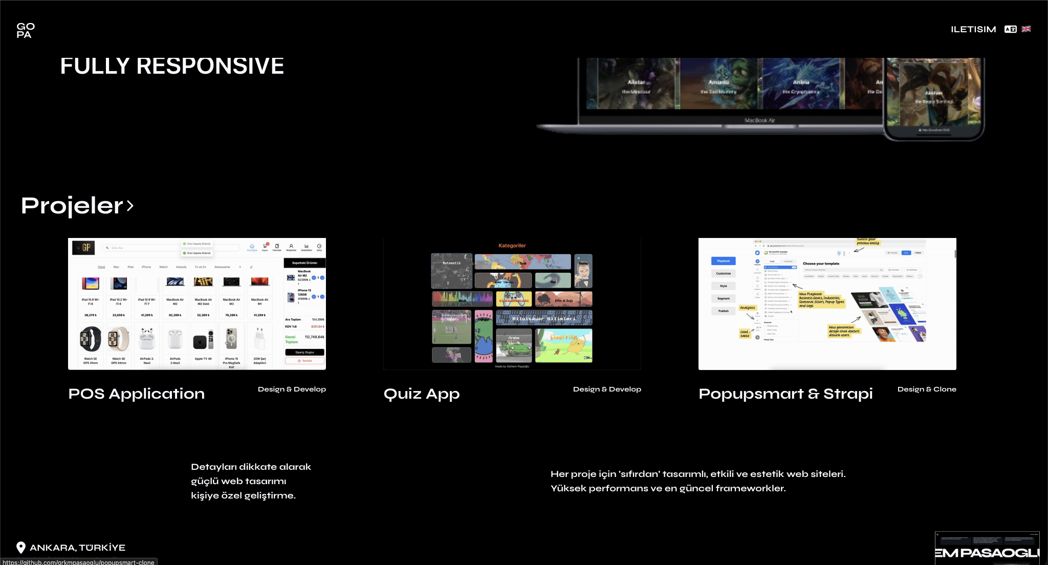 Kişisel Portfolyo (Eski) screenshot 3