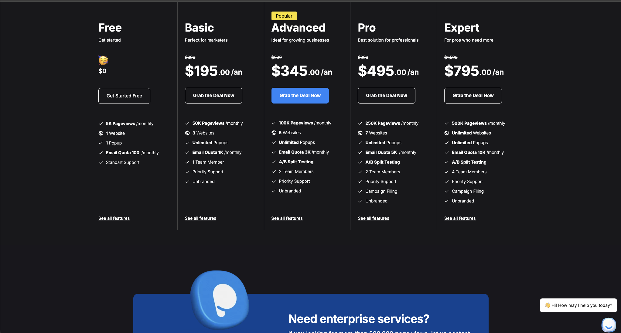 Popupsmart Landing & Kimlik Doğrulama screenshot 4