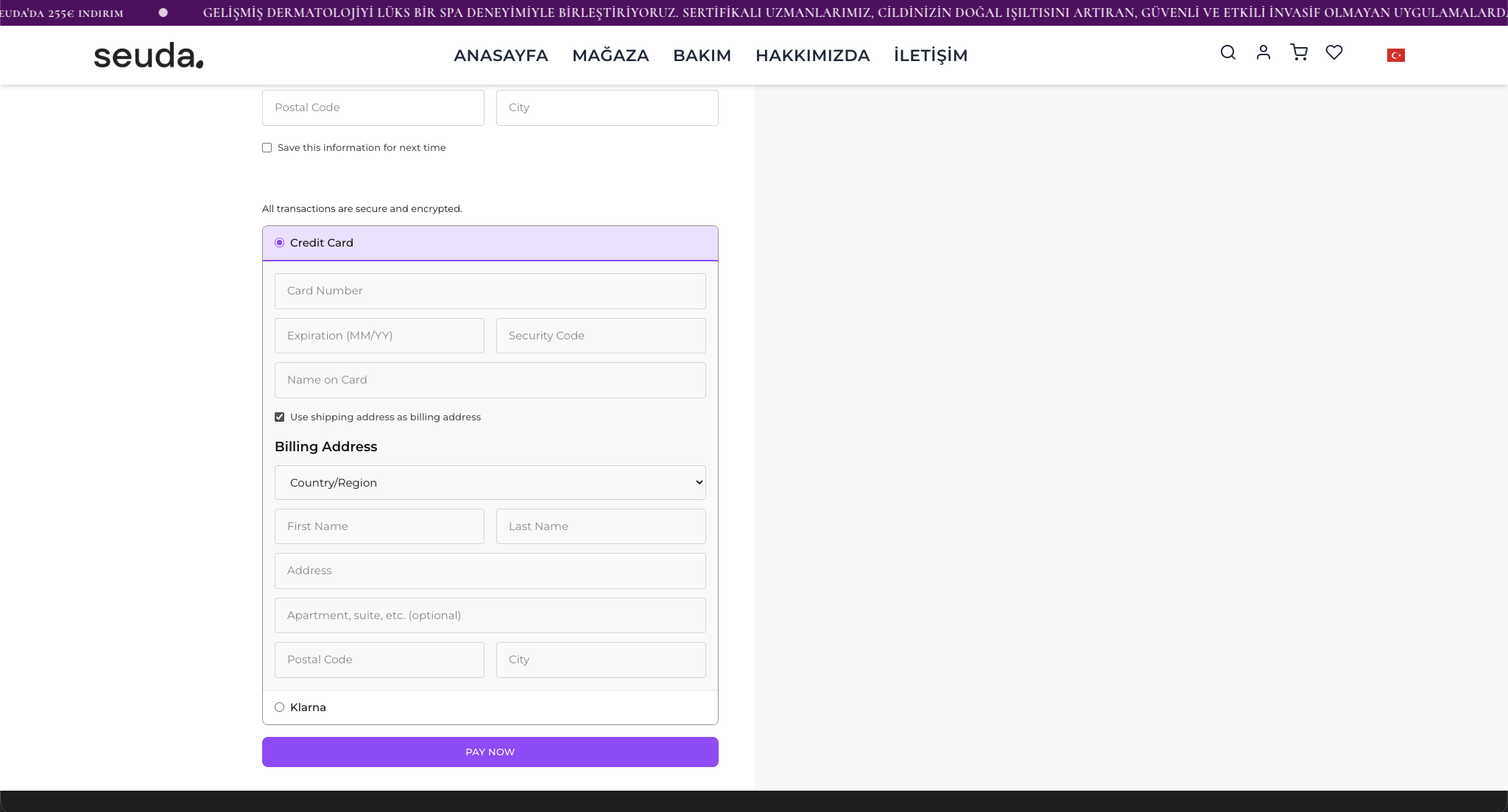 Seuda E-Ticaret Platformu screenshot 4