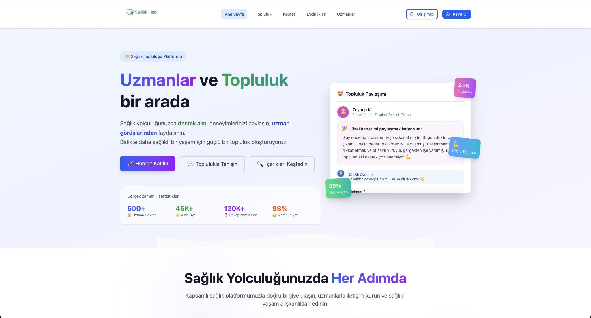 Sağlık Forumu Platformu screenshot 3